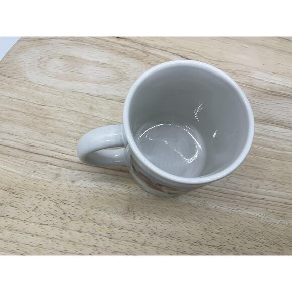 Cherub Angels Putti Ceramic Coffee Mug Cup Renaissance Art Clouds White VTG - Picture 2 of 6